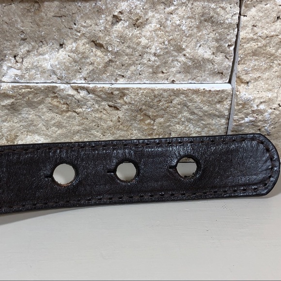 Coldwater Creek Belt S Leather Wide Brown Hip - Picture 10 of 14